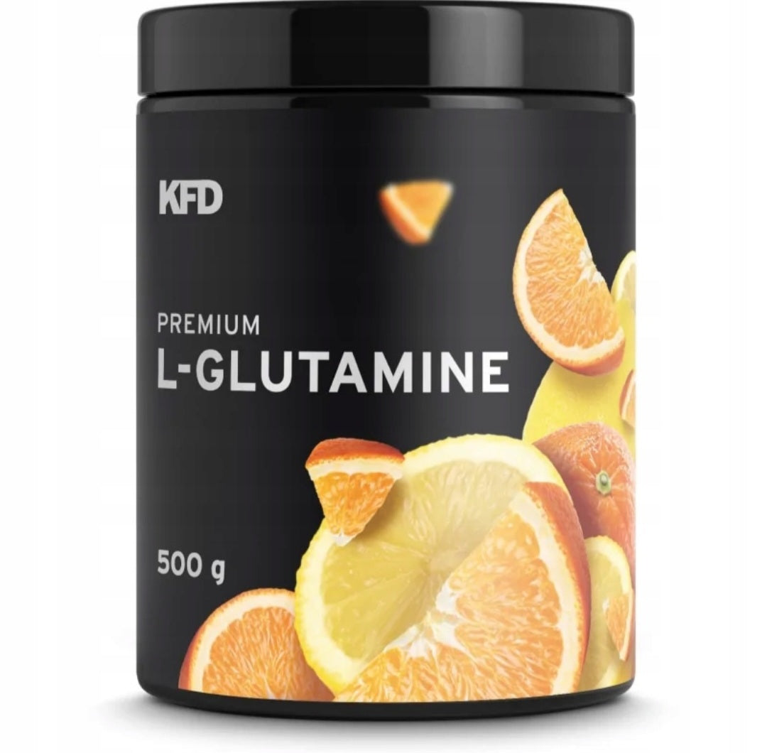 GLUTAMINA KFD PREMIUM 500G POMARAŃCZA CYTRYNA