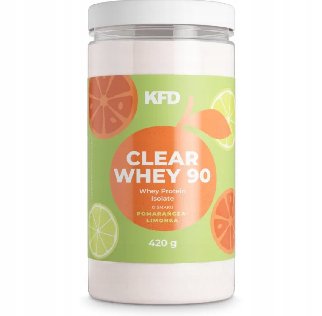 CLEAR WHEY 90 KFD PREMIUM 420G POMARAŃCZA LIMONKA
