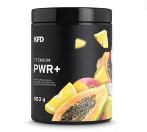 PWR+ ODŻYWKA PRZEDTRENINGOWA KFD PREMIUM 500G TROPIKALNY