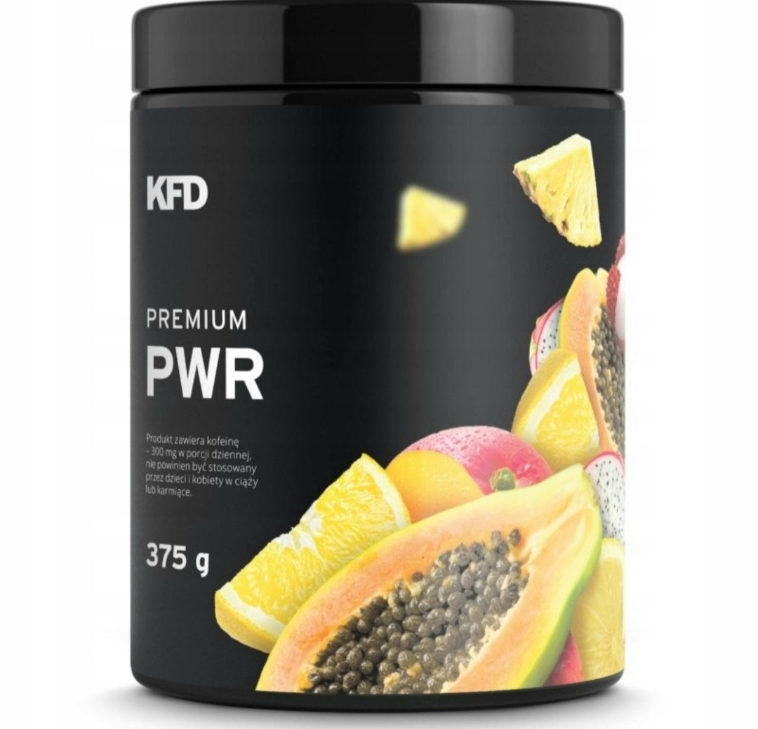 PWR- ODŻYWKA PRZEDTRENINGOWA KFD PREMIUM 375G TROPIKALNY