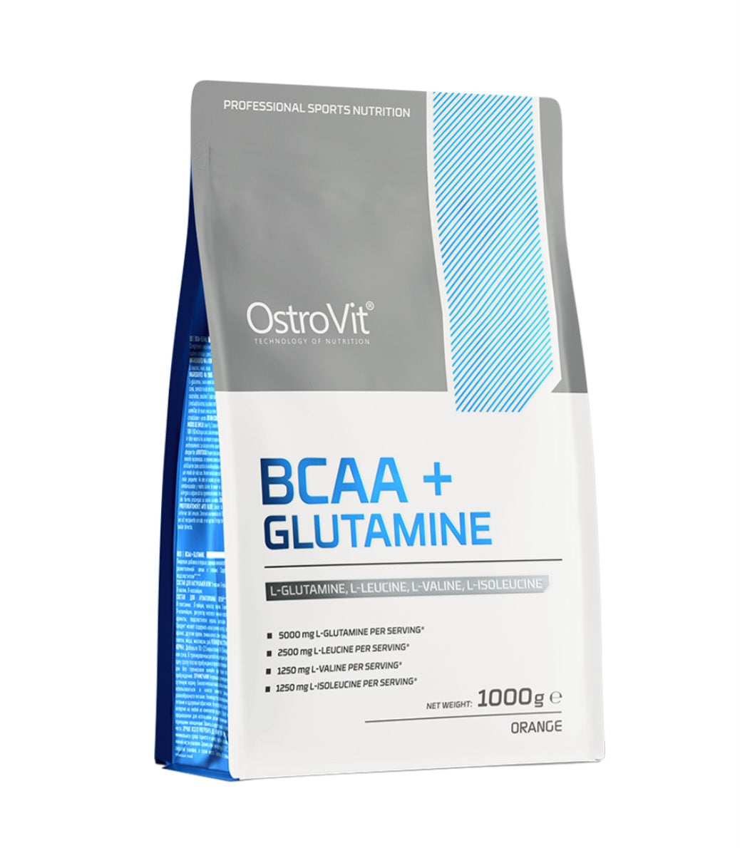 BCAA+GLUTAMINA 1000G OSTROVIT PREMIUM SMAK POMARAŃCZOWY