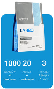 CARBO OSTROVIT PREMIUM 1000G SMAK CYTRYNOWY